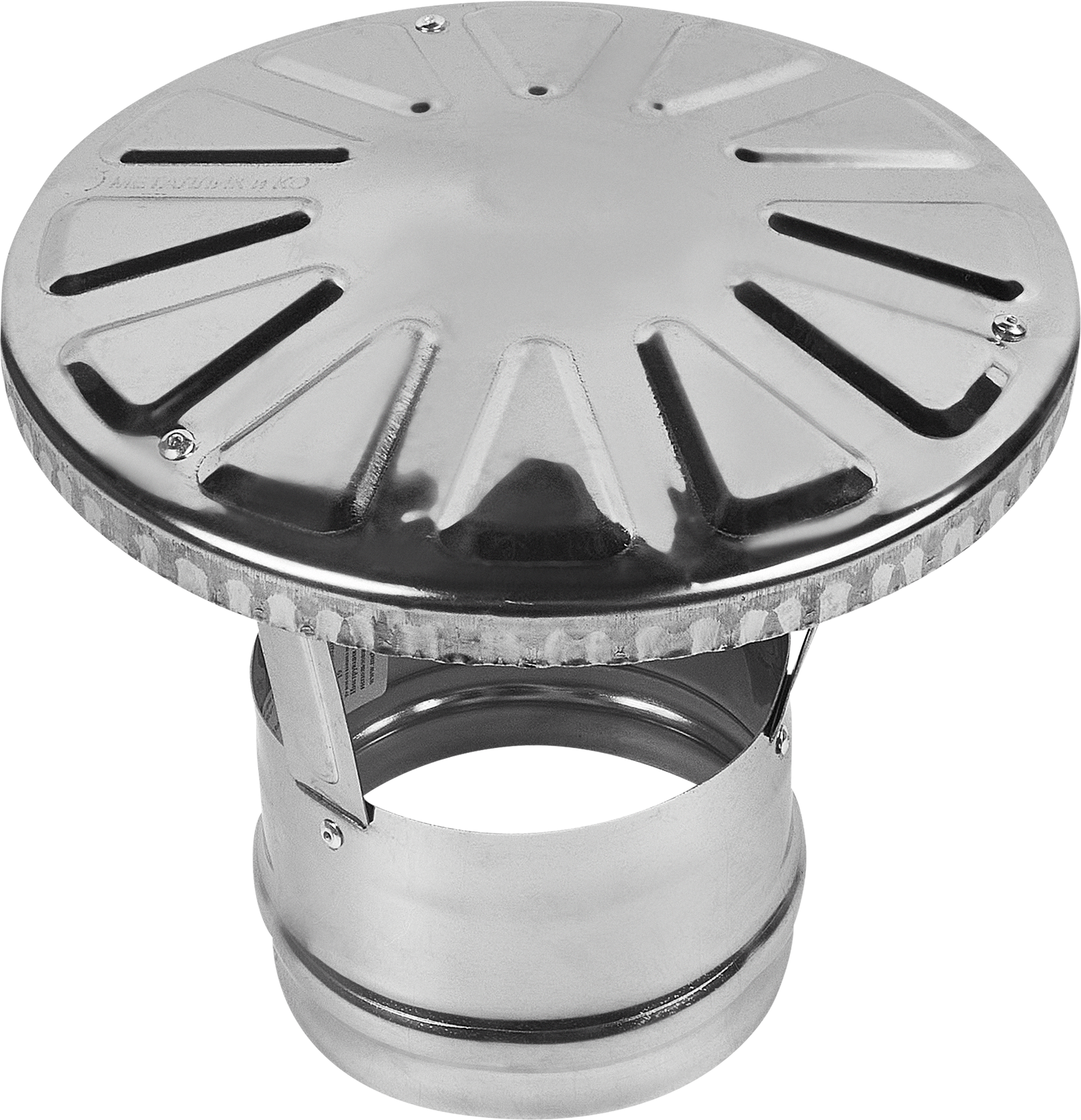 Зонт-К для дымохода 430x0.5 мм из нержавеющей стали Santreyd 84953931 STLM-0057344 - Вид №1