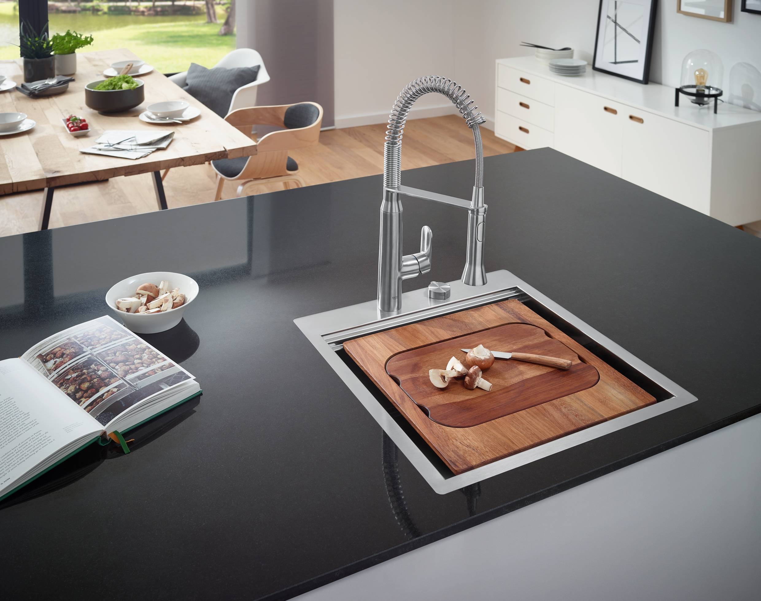 31583SD0 Мойка кухонная овальная Grohe K800 - Вид №3