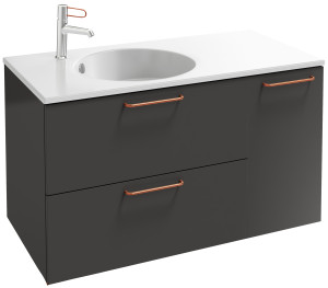 EB2544-R7-NR4 Тумба для столешницы 100 см, 2 ящика/1 дверь JACOB DELAFON ODÉON RIVE GAUCHE