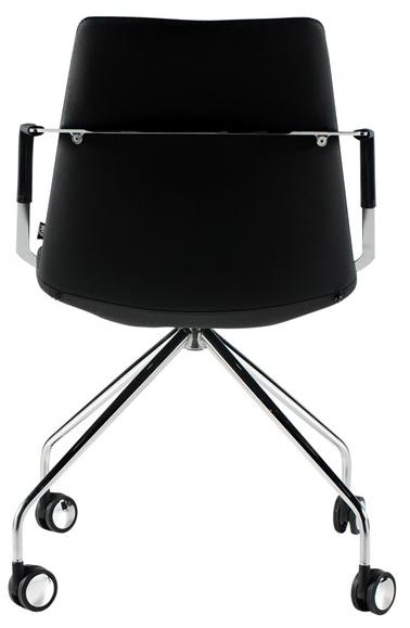 B&T Design Офисный стул на козелке с подлокотниками на колесиках Pera sun-id-1381745 - Вид №4