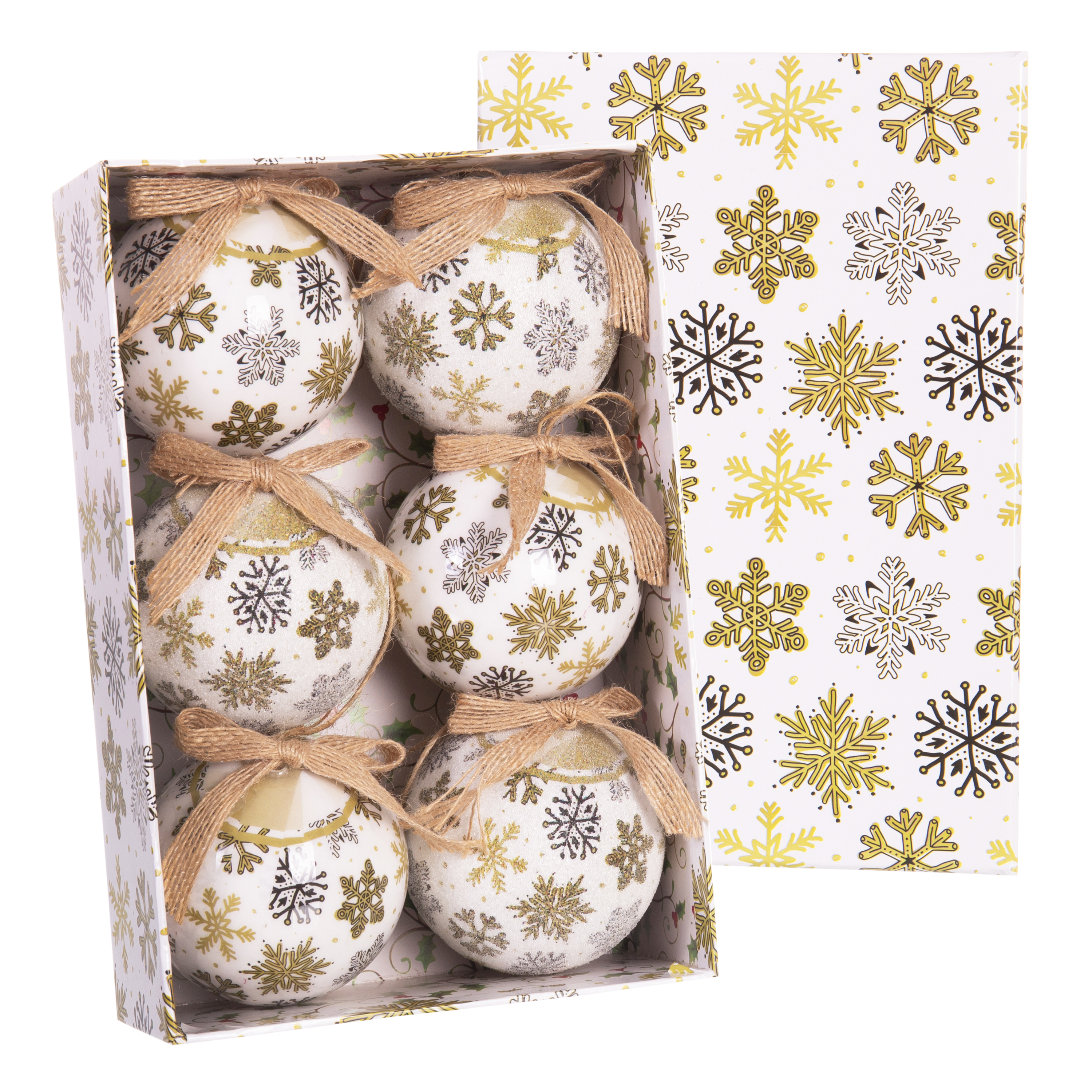 DZ-116-385 ЕЛОЧНАЯ ИГРУШКА, НАБОР 6 ШТ TO4ROOMS  - Вид №1