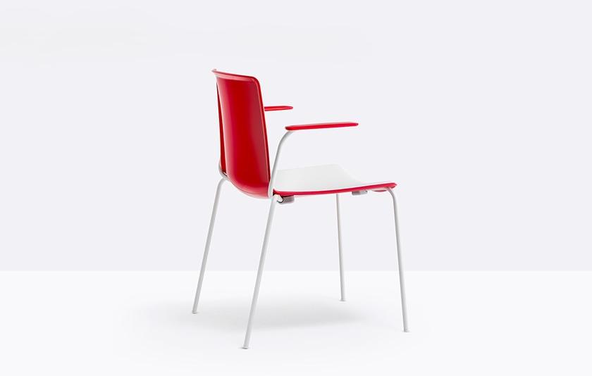 Pedrali Штабелируемый пластиковый стул для ресторана с подлокотниками Tweet sun-id-1386547 - Вид №4