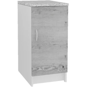 Шкаф напольный Сосна выбеленная-3 85.2x50 см ЛДСП цвет белый 83847299 STLM-2031777