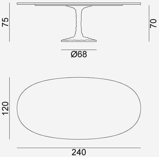 Gervasoni Овальный стол Next / spin sun-id-1493827 - Вид №4