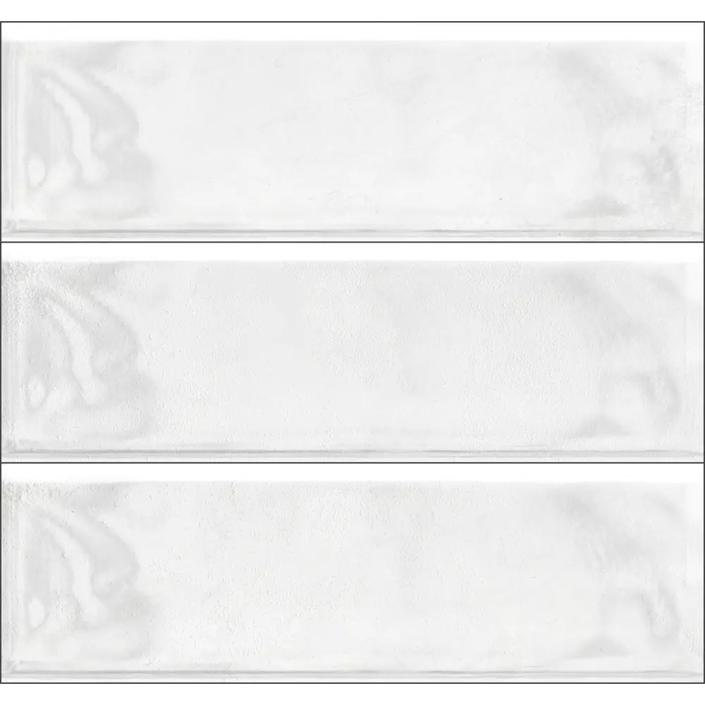 Плитка настенная Керамин Эльба 7 30x9.3 см 0.47 м² глянцевая цвет белый STLM-2066561 - Вид №1