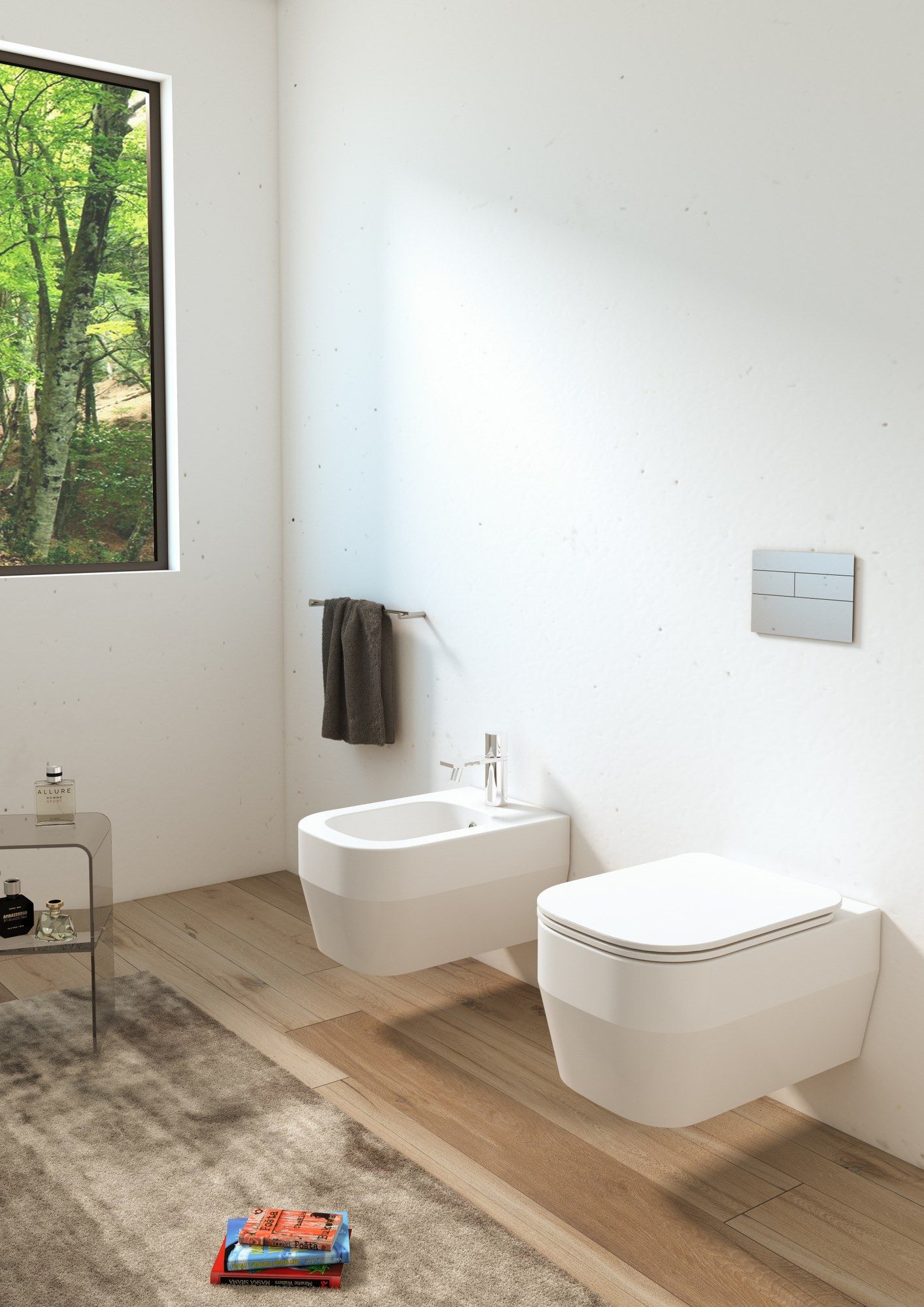 Туалет висит в витрине без бриды Olympia Ceramica все evo ARCH-00070302 - Вид №4