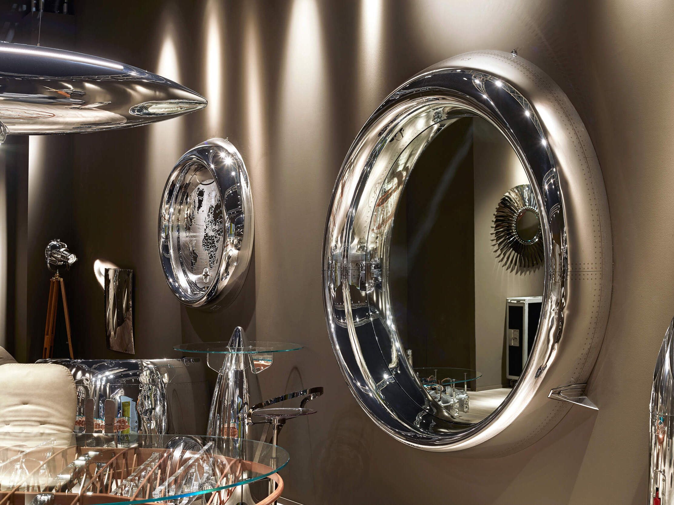 Настенное круглое зеркало Arteinmotion AIR-MIR0190 ARCH-00115179 - Вид №3