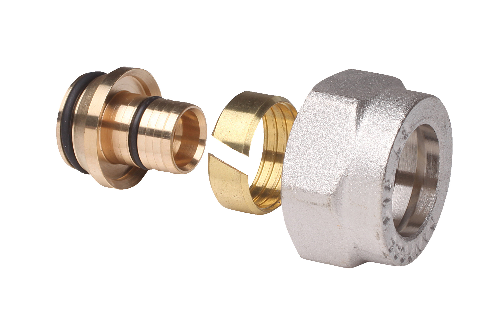 Danfoss Фитинги для полимерных труб (PEX) Уплотн. фитинги PEX 14х2 G1/2'' нар 013G4144  - Вид №20