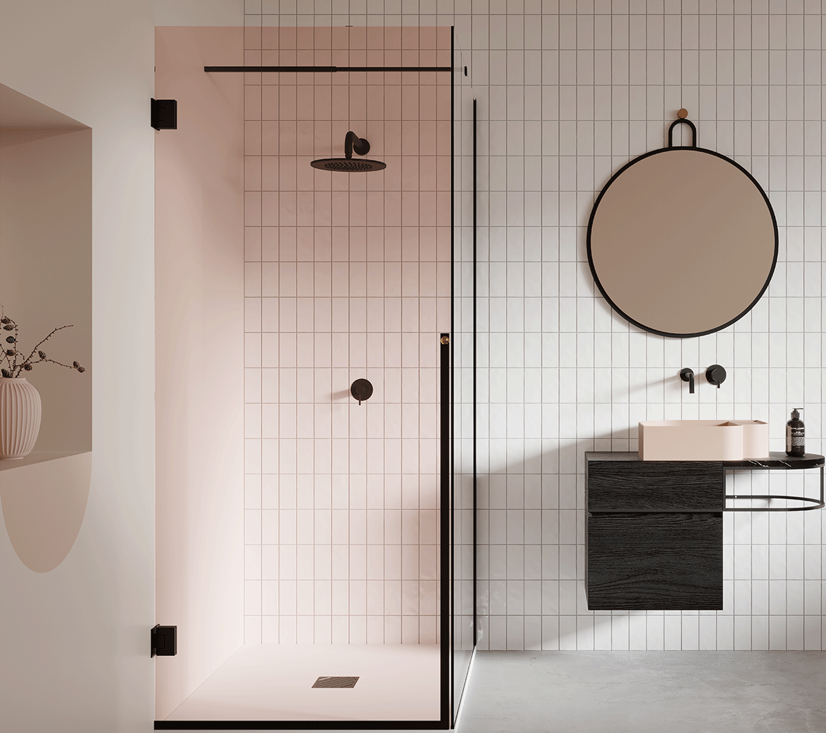 Ex.T MV SLEEK Смеситель для ванны и душа с переключателем EXMVSLNE - Вид №2