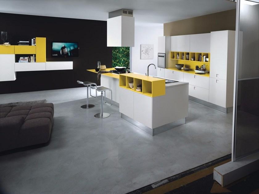 Composit Кухня в современном стиле из дерева с ручками Quadra sun-id-1417535 - Вид №3