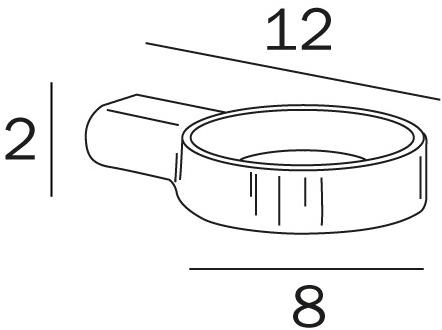 INDA® Настенный мыльница из хромированной латуни Mito A2010n - Вид №1