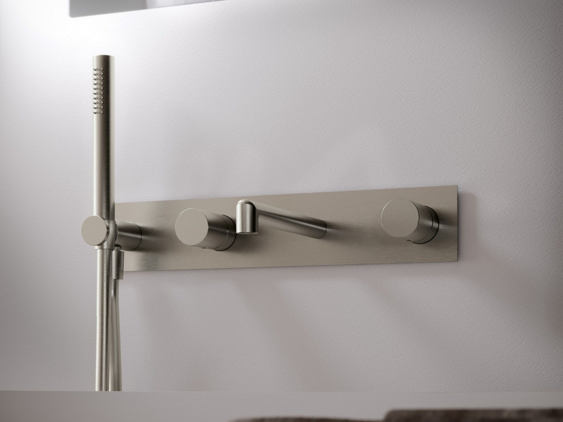 Набор латунных настенных ванн с ручным душем Rubinetterie Treemme T30 ARCH-00061759 - Вид №1