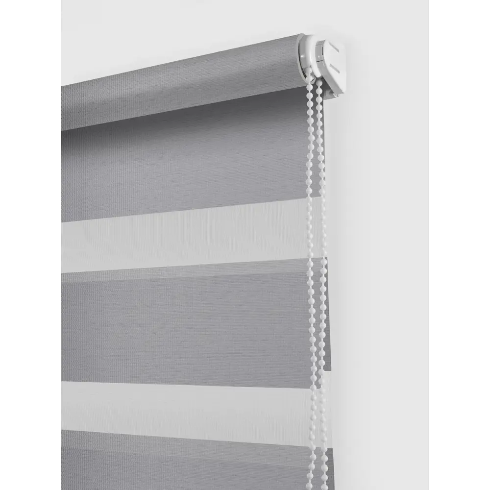 Штора рулонная день-ночь Madrid 60x160 см серая MIAMOZA Коллекция 2024г STLM-2057367 - Вид №1