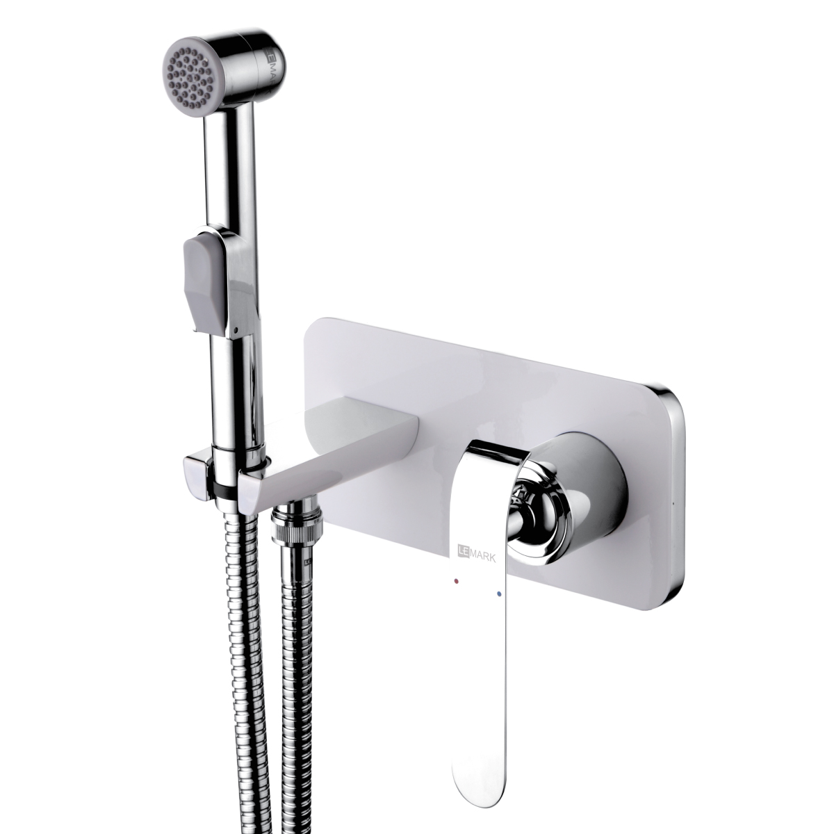 LM4919CW Смеситель Melange с гигиеническим душем, встраиваемый LEMARK MELANGE - Вид №1