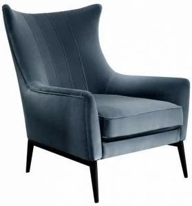 SOFTHOUSE Кресло Bergere из ткани с подлокотниками