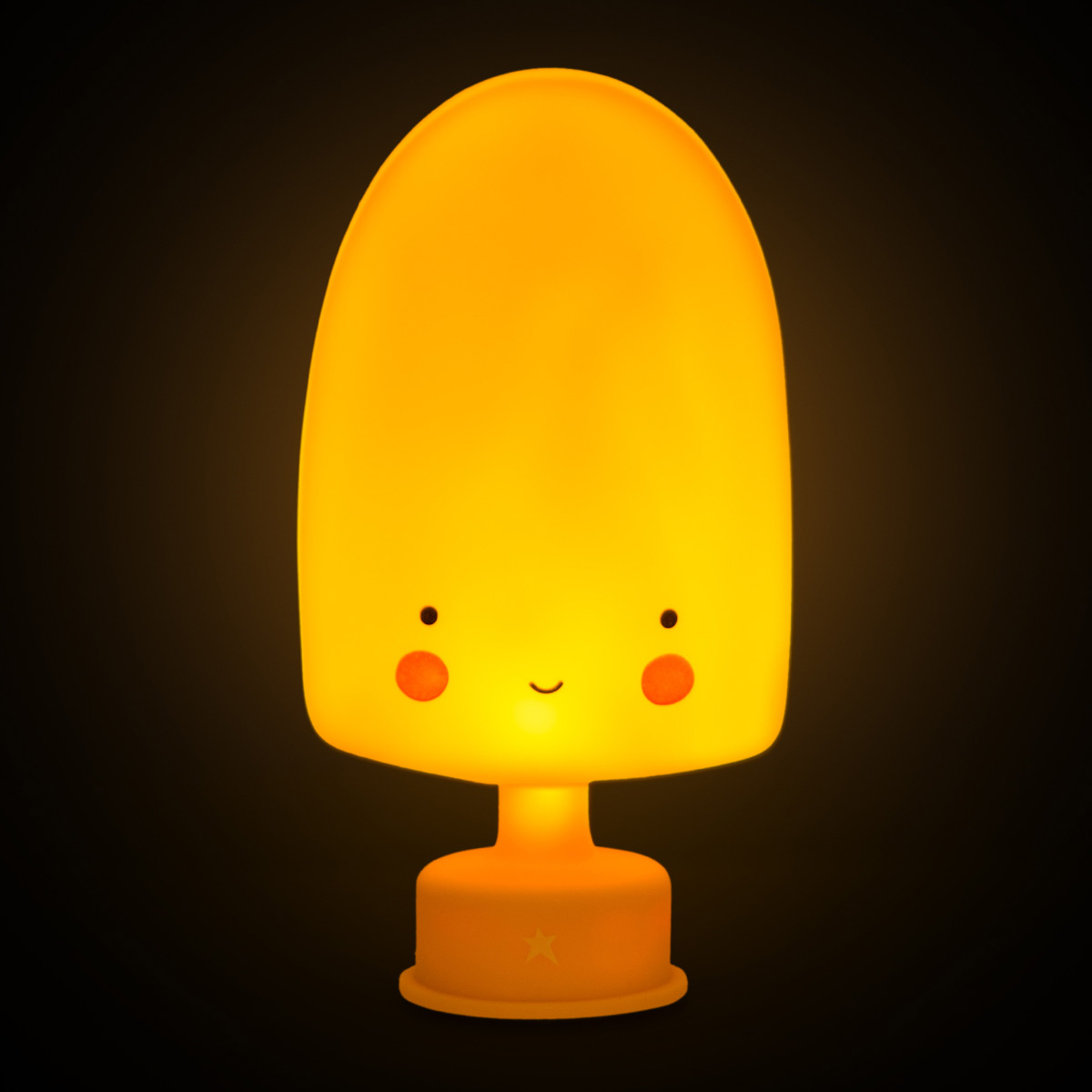 Детский ночник Yellow Lolly Ice Cream LITTLE LOVELY COMPANY  281742 Желтый Santreyd  - Вид №1