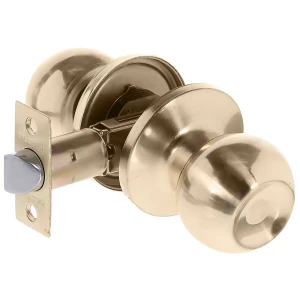 Ручка-защёлка 607 SB PS, без запирания, цвет золото 82004512 STLM-2179476
