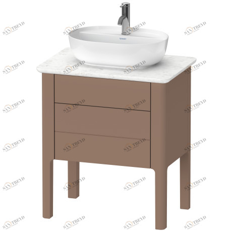 LU956505454 Luv Тумбочка для консоли напольная Almond Satin Matt Duravit