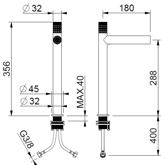 Смеситель для раковины из нержавеющей стали BEAMTECH App ARCH-00096293 - Вид №7