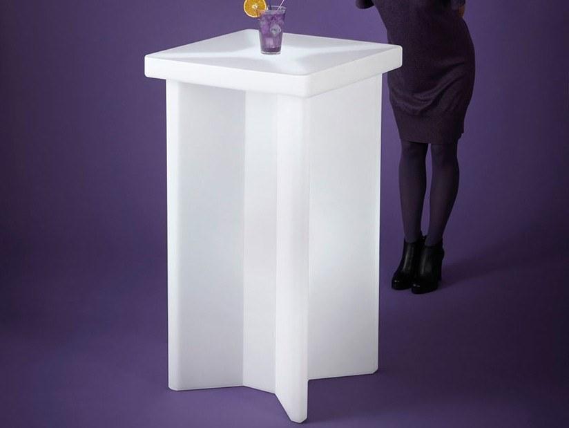 SLIDE Высокий светлый стол из полиэтилена sun-id-1484172 - Вид №1