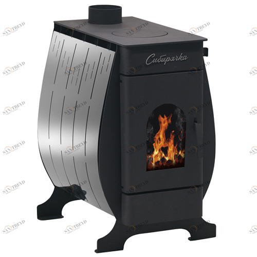 Отопительная печь НМК Сибирячка-9 с кожухом из нержавеющей стали 6649