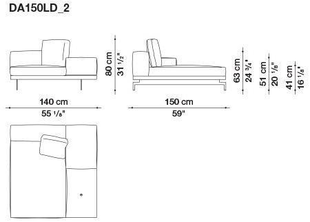 B&B Italia 3-х местный тканевый диван Dock sun-id-1376507 - Вид №102