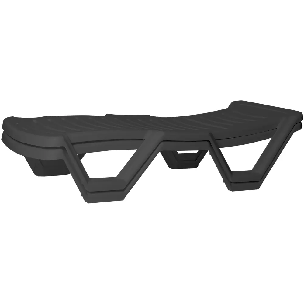 Шезлонг без подушки Элластик 187x32 см пластик серый Santreyd STLM-2062443 - Вид №7