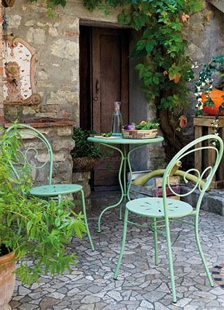 Vermobil Штабелируемый металлический садовый стул с подлокотниками Mimmo Sp111 - Вид №5