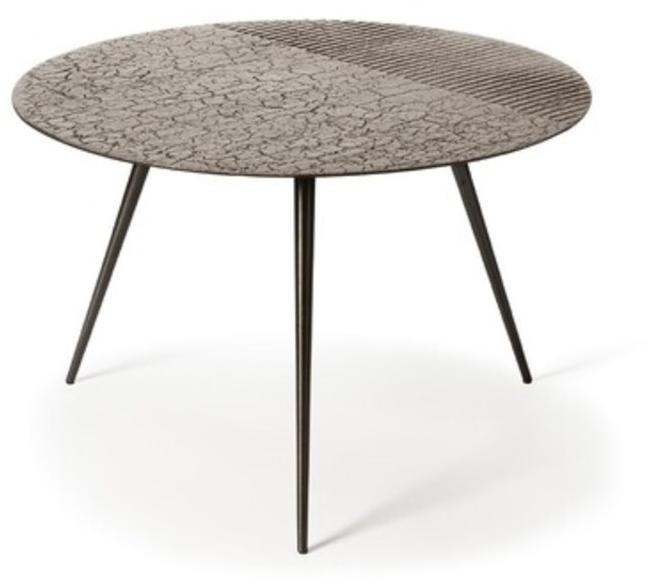 Ethnicraft Низкий круглый металлический журнальный столик sun-id-1473783 - Вид №1
