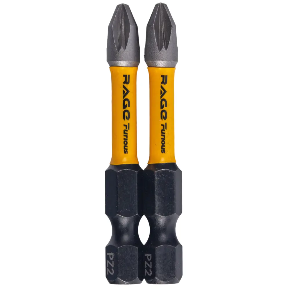 Ударная бита RAGE PZ2x50 мм для профессионального монтажа (2 шт) 89361506 STLM-1455453