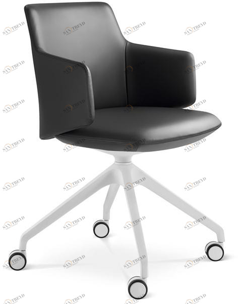 LD Seating Офисное кресло из кожи с подлокотниками Melody meeting 360, f95
