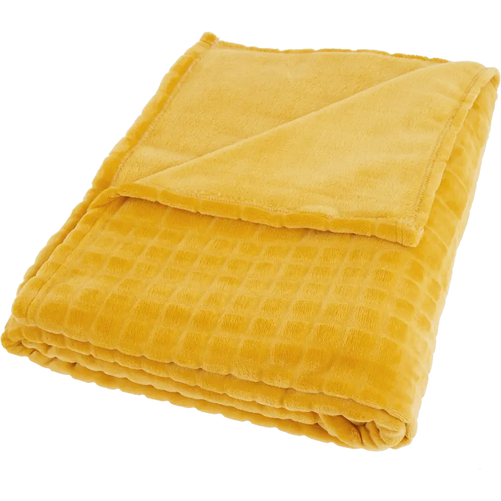 Плед Cuatro 200x220 см цвет жёлтый Santreyd STLM-2049565