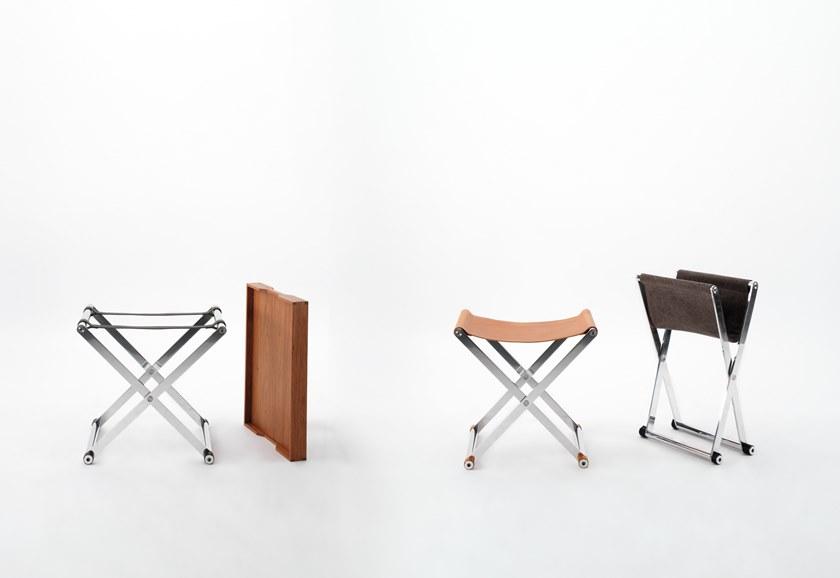 ManifestoDesign Складной кожаный табурет Andrea sun-id-1457918 - Вид №4