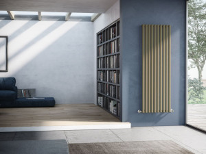 Вертикальный стальной мебельный радиатор с эллиптическими трубчатыми элементами