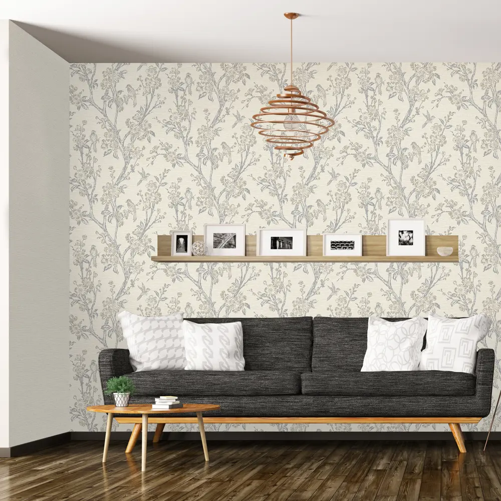 Обои флизелиновые Euro Décor Vesper белые 1.06 м 7049-00 82377769 STLM-2094266 EURO DECOR - Вид №3