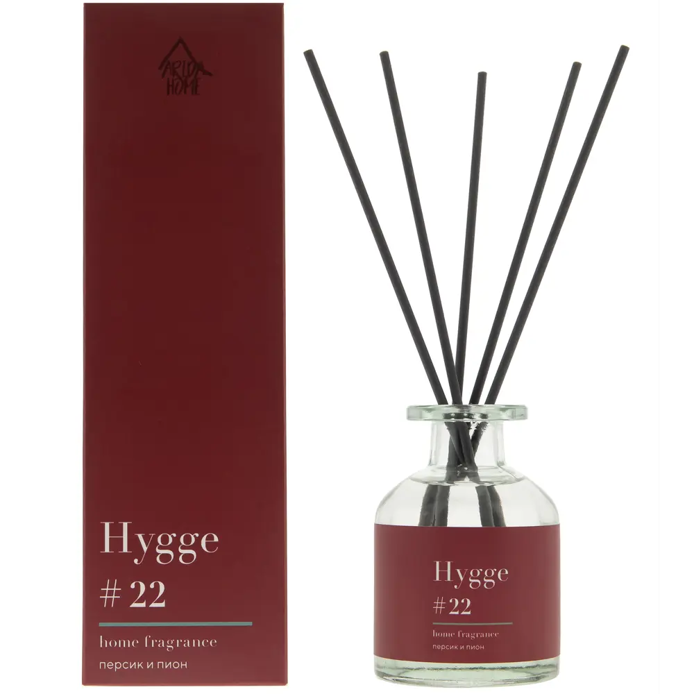 Аромадиффузор ARIDA HOME Hygge 22 с ароматом персика и пиона 88950264 STLM-0817775