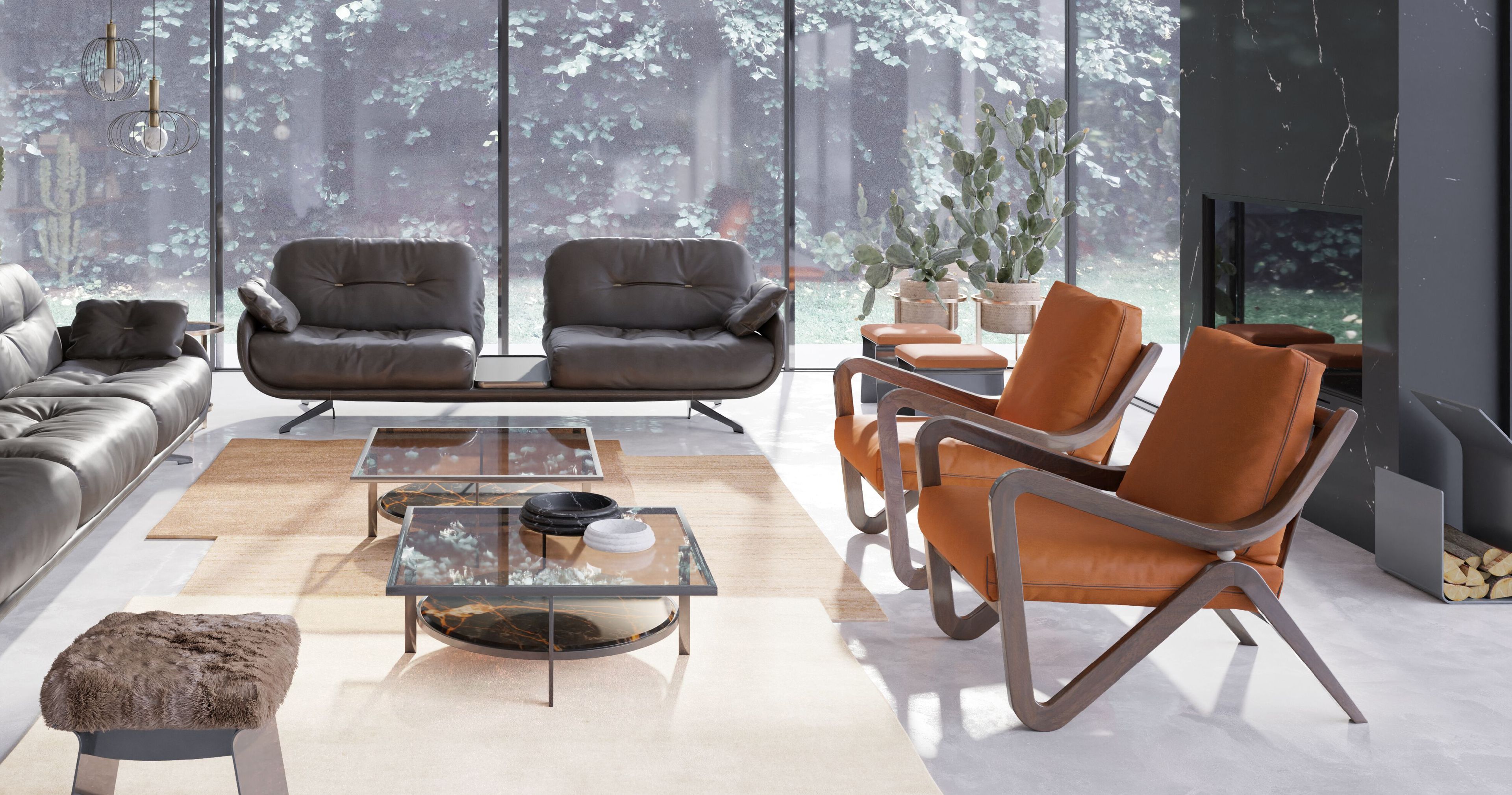 Кожаное кресло с подлокотниками Borzalino TAYLOR ARCH-00028159 - Вид №18