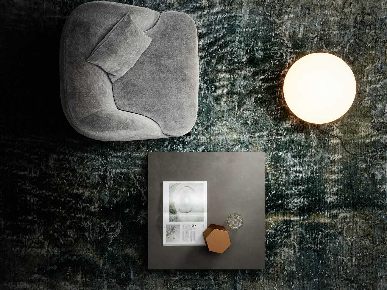 Квадратный низкий журнальный столик Novamobili ARCH-00152674 - Вид №2