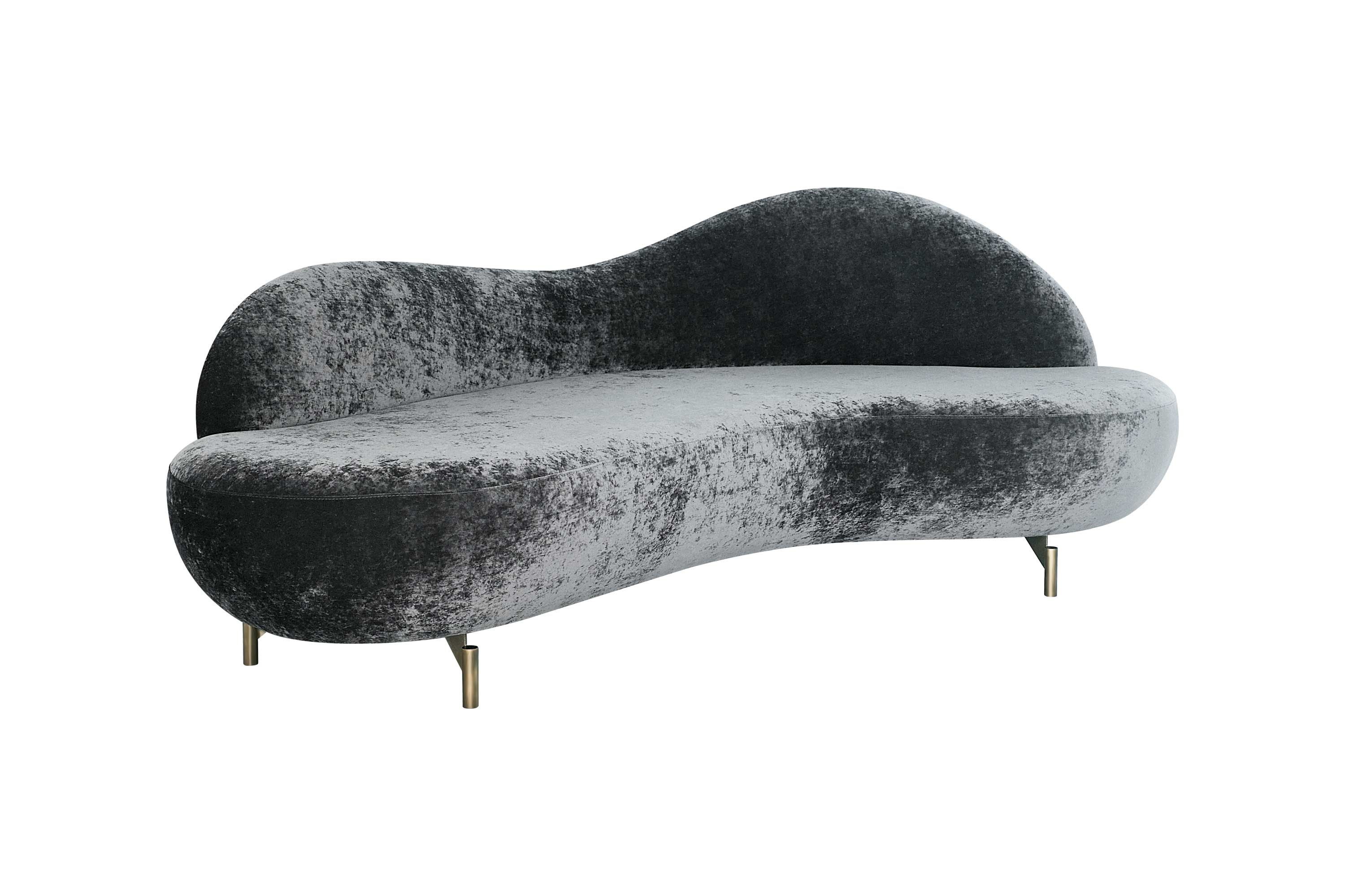 Изогнутый диван из ткани GANSK NUANCE ARCH-00069753 - Вид №10