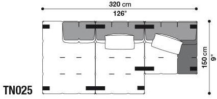 B&B Italia Модульный тканевый диван Tufty-too sun-id-1436231 - Вид №21
