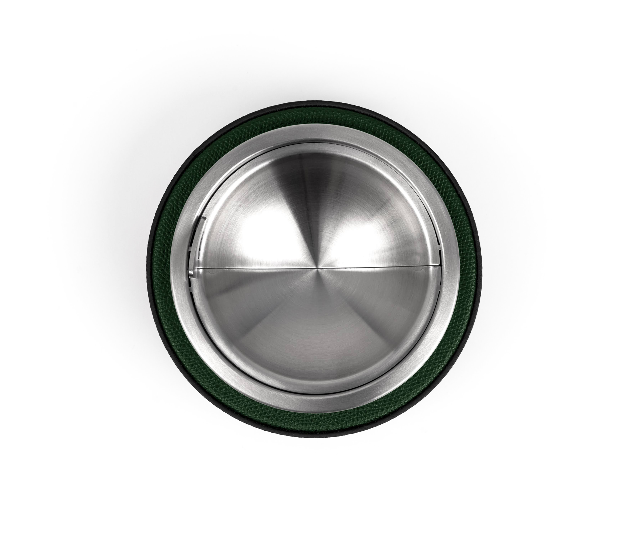 Пепельница Luna - Ø 13,5XH7,5 см / зернистая кожа_CAMEL Pinetti 00.2380.029.011 - Вид №2