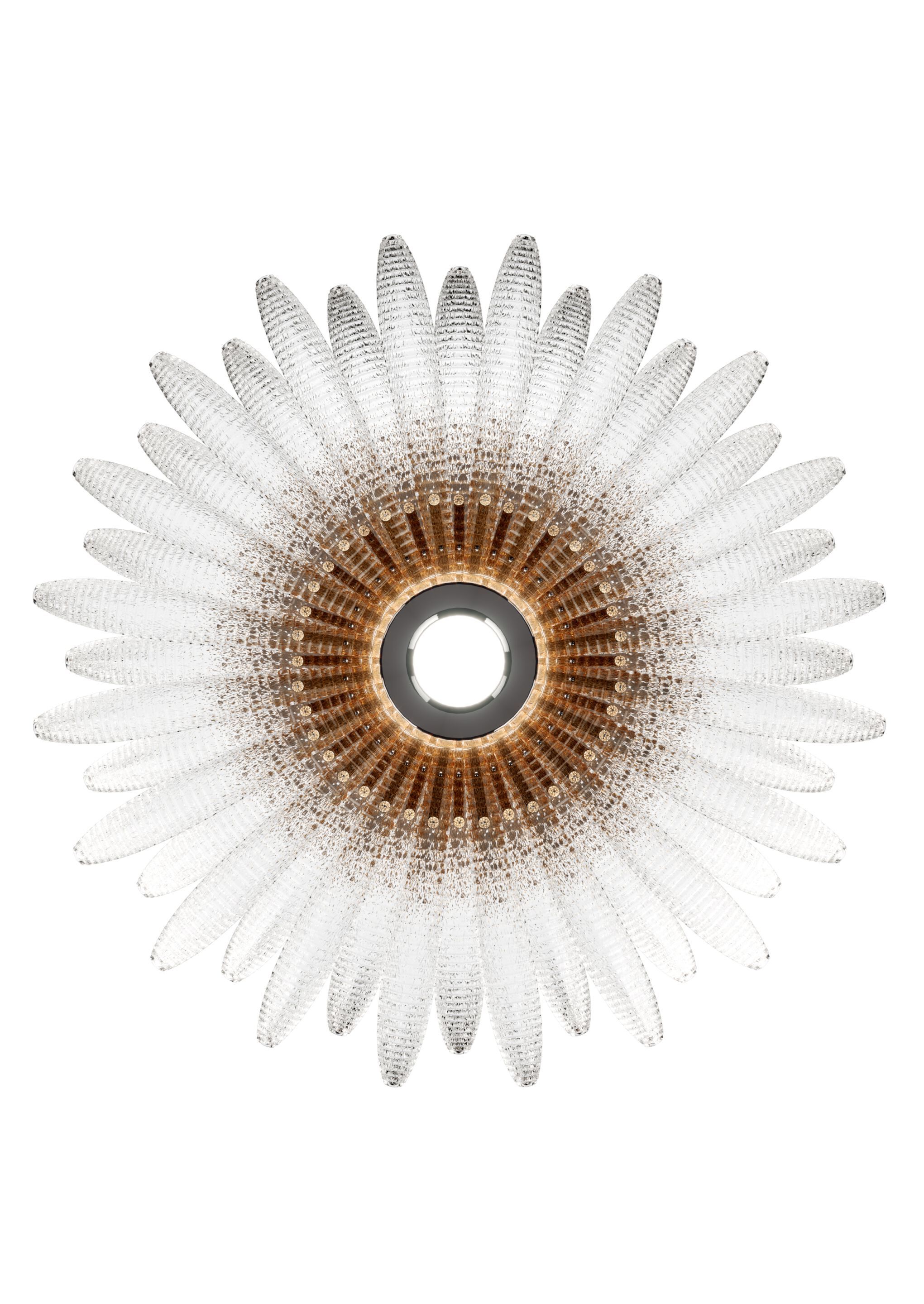 Венецианский Кристалл ручной работы потолочный светильник Barovier&Toso Агава ARCH-00141042 - Вид №6