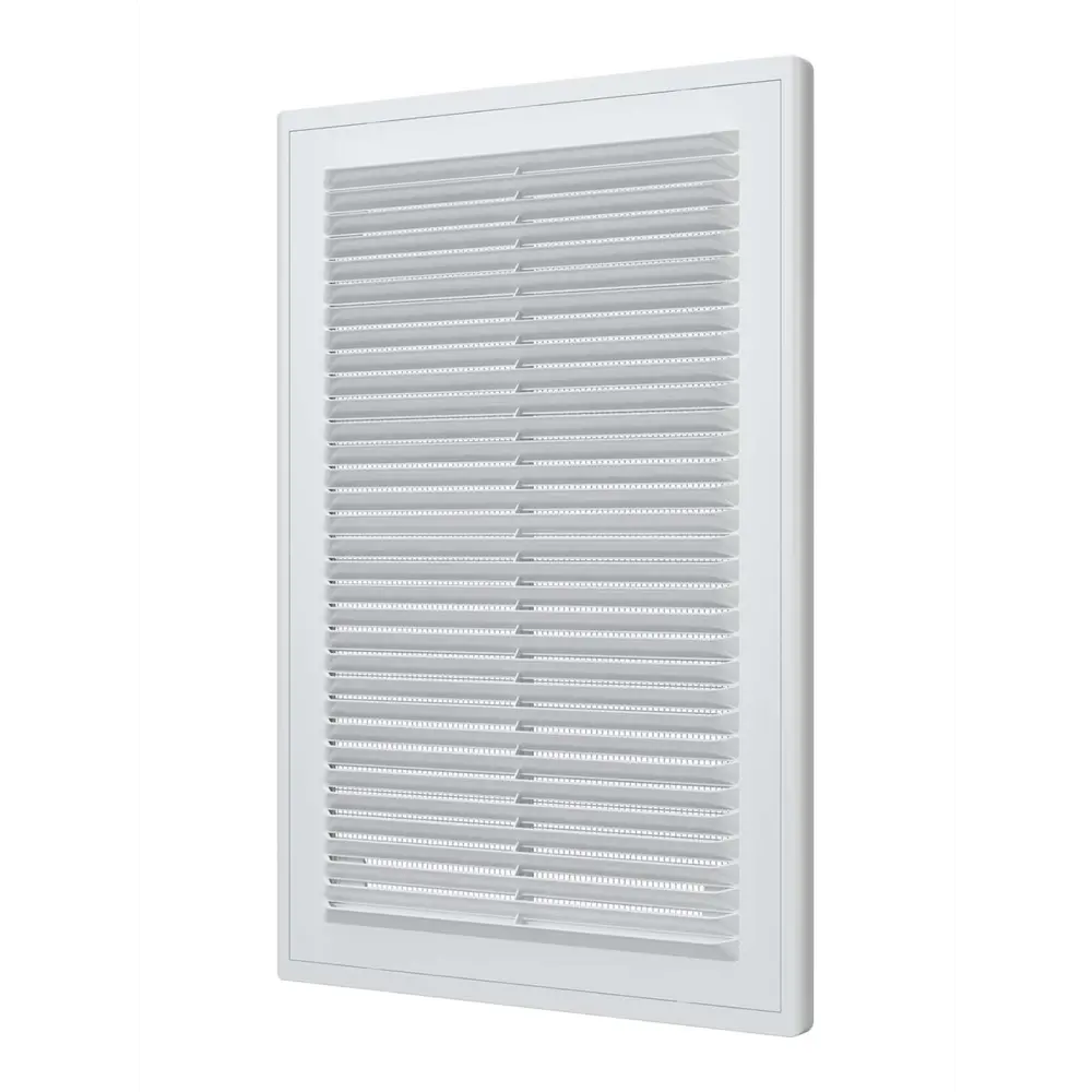 Вентиляционная решетка разъемная Fonet 200x300 мм пластик цвет белый STLM-2095329