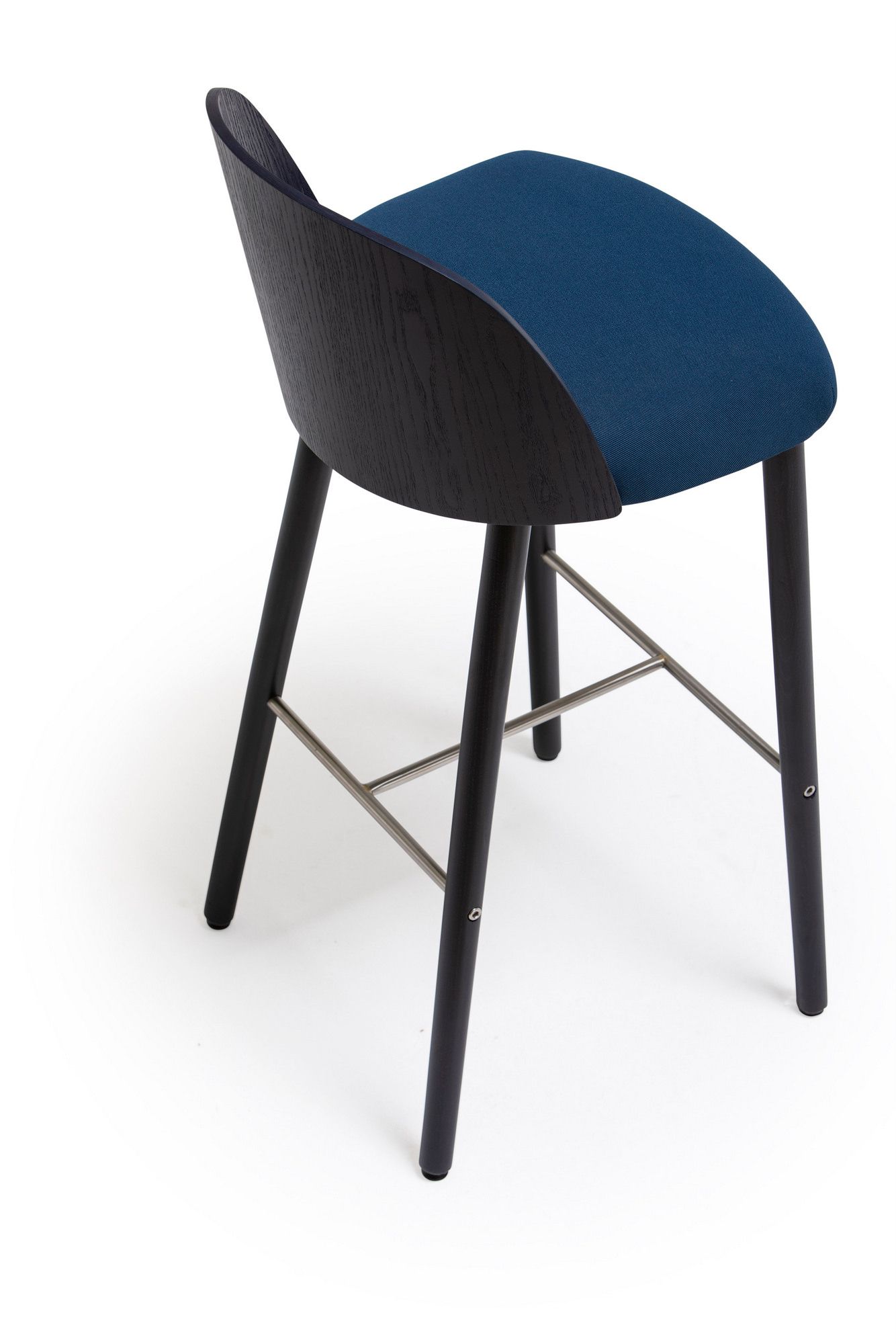 Высокий деревянный табурет с подставкой для ног Vergés Cistell Slim ARCH-00051402 - Вид №2