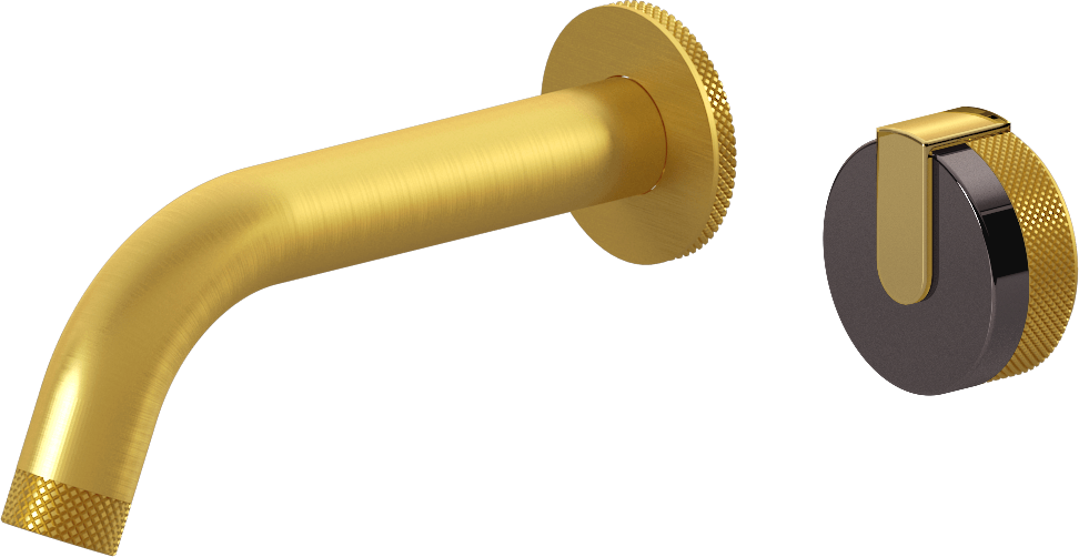 E-11535-R1OX-L1AU-BAU Настенный прогрессивный смеситель скрытого монтажа для раковины GRAFF MOD+