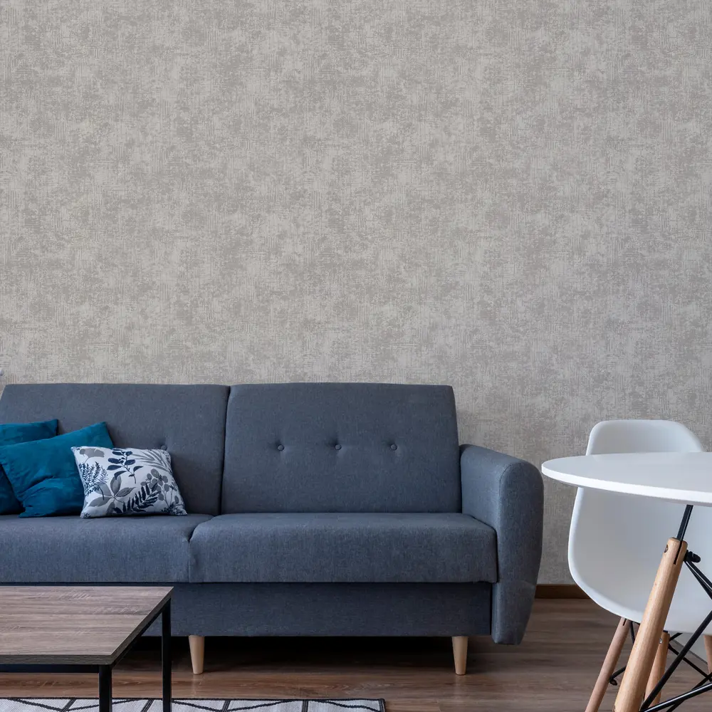 WALL DECOR Гранж - флизелиновые обои темно-бежевые для стильного интерьера 85310365 STLM-0061194 - Вид №2