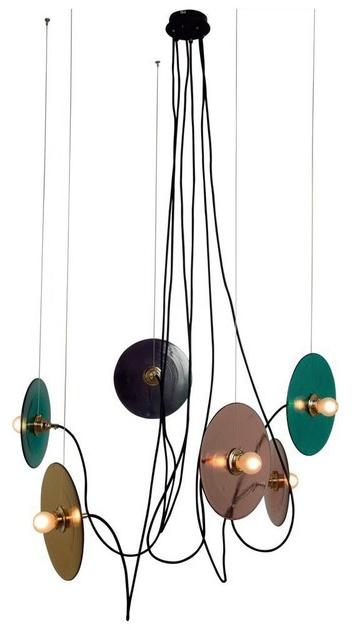 Aromas del Campo Подвесной светильник из цветного стекла Fest C1223 - Вид №1