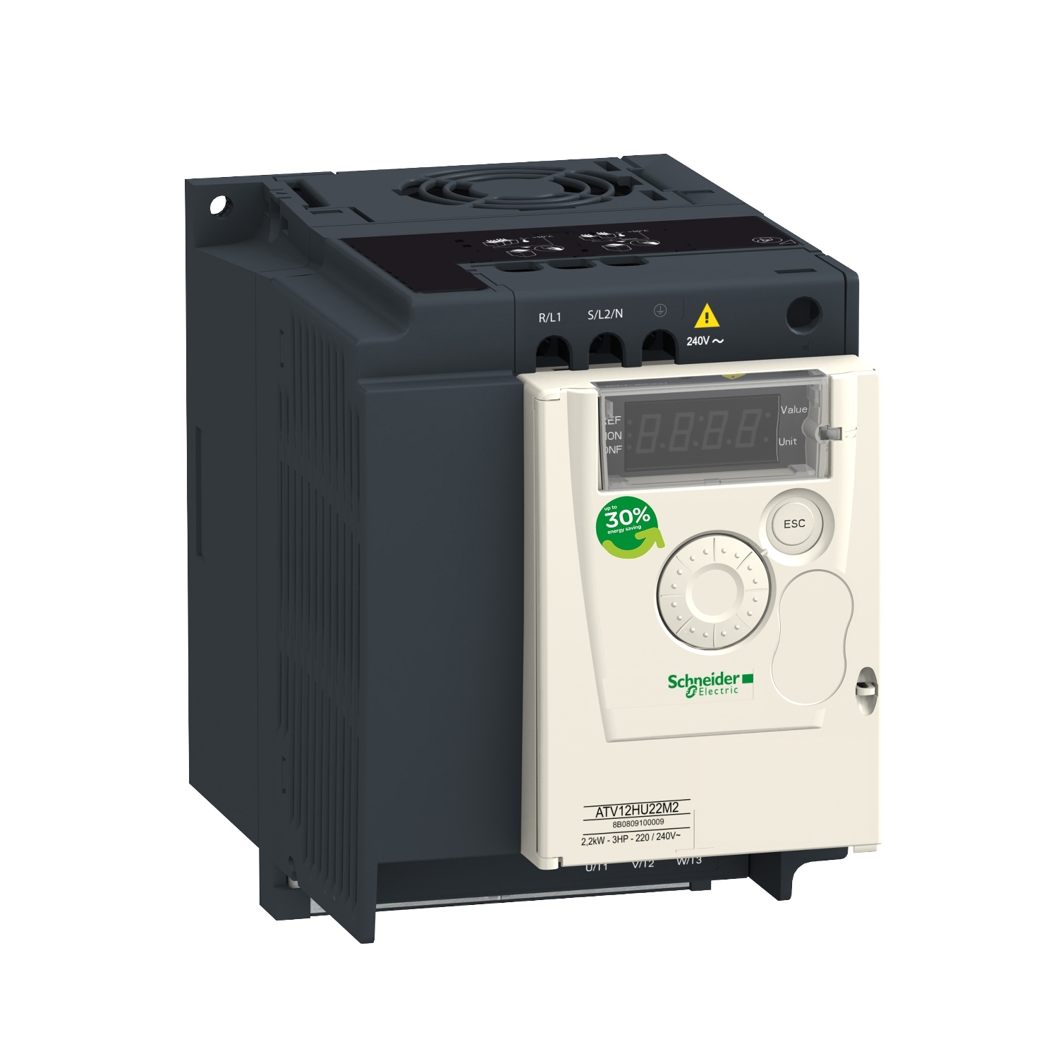 ATV12HU15M3 ПРЕОБР ЧАСТОТЫ ATV12 1.5КВТ 240В 3Ф Schneider Electric ПЧ 0 - 15 кВт Altivar 320/12/312/32 