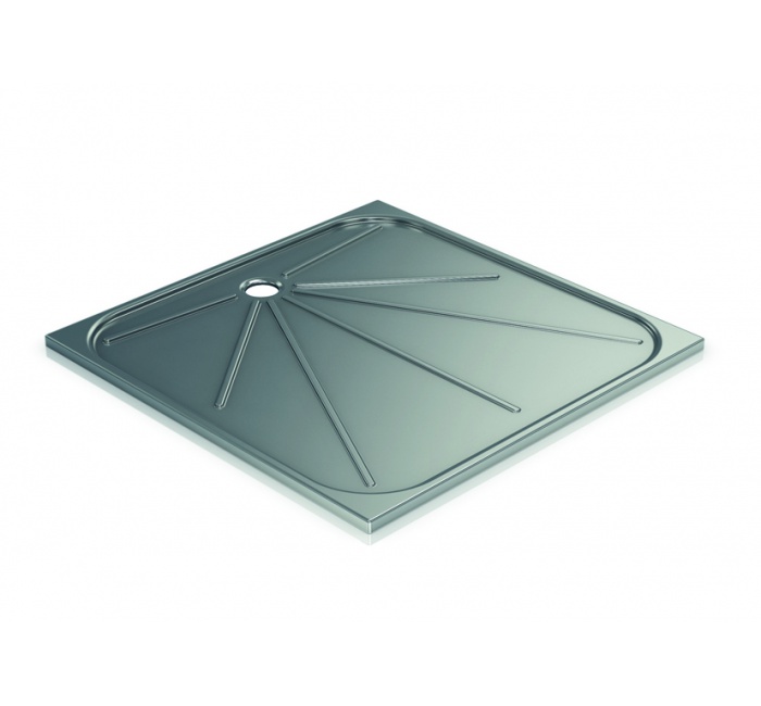 GW08 68 04 01 Genwec Поддон для душа 700x700 мм из нержавеющей стали Satin 304 