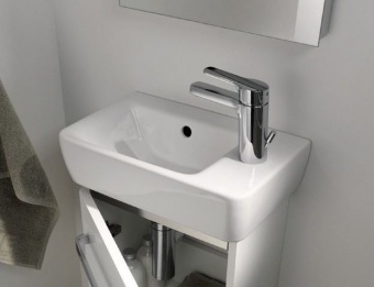 276140000 Подвесная раковина настенная прямоугольная Keramag  белая  - Вид №3